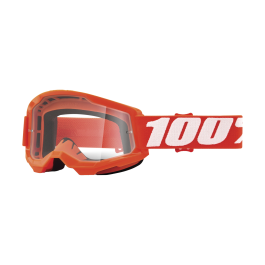 100% Crossbril Strata 2 Orange - Clear Lens