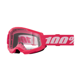100% Crossbril Strata 2 Pink - Clear Lens