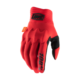 100% Crosshandschoenen Cognito D3O - Rood / Zwart
