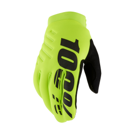 100% Kinder Crosshandschoenen Winter Brisker - Fluo Geel