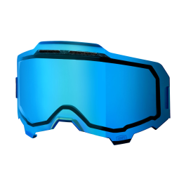 100% Lens ARMEGA / ARMATIC - Injected Dual Vented Spiegel Blauw