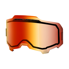 100% Lens ARMEGA / ARMATIC - Injected Dual Vented Spiegel Rood