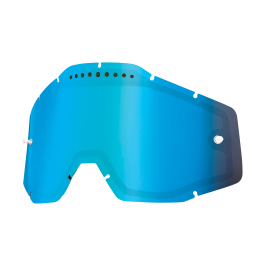 100% Lens RC1/AC1/ST1 - Dual Vented Spiegel Blauw