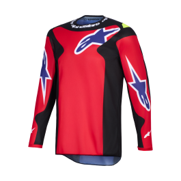 Alpinestars Cross Shirt 2026 Fluid Grid - Rood / Zwart / Paars