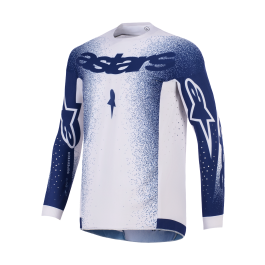Alpinestars Cross Shirt 2026 Supertech Scenz - Licht Grijs / Donker Blauw