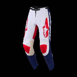 Alpinestars Crossbroek 2026 Racer Riway - Wit / Blauw / Rood
