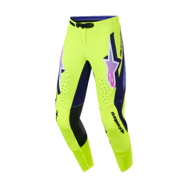 Alpinestars Crossbroek 2026 Supertech Vista - Geel / Paars / Zwart