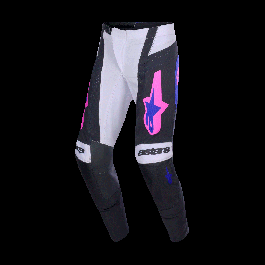 Alpinestars Crossbroek 2026 Techstar Knif - Zwart / Licht Grijs / Paars