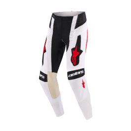 Alpinestars Crossbroek 2026 Techstar Knif - Zwart / Wit / Rood