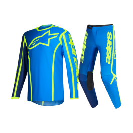 Alpinestars Crosskleding 2026 Fluid Apex - Blauw / Fluo Geel