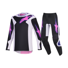 Alpinestars Crosskleding 2026 Fluid Grid - Zwart / Licht Grijs / Paars