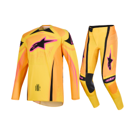 Alpinestars Crosskleding 2026 Techstar Nomur - Oranje / Geel / Roze