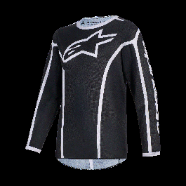 Alpinestars Kinder Cross Shirt 2026 Fluid Apex - Zwart / Grijs