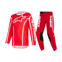 Alpinestars Kinder Crosskleding 2026 Fluid Apex - Rood / Wit