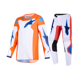 Alpinestars Kinder Crosskleding 2026 Fluid Grid - Oranje / Ucla / Blauw