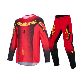 Alpinestars Kinder Crosskleding 2026 Supertech Scenz - Rood / Zwart / Geel