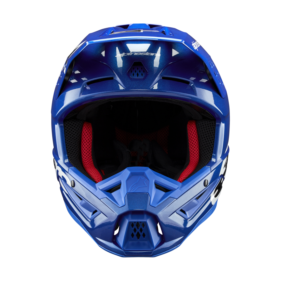 Alpinestars Crosshelm S-M5 Corp - Glans Blauw – MX-Deals