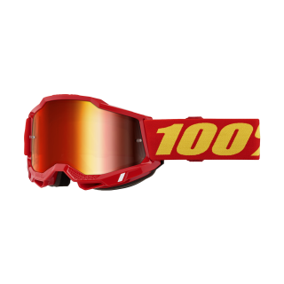 100% Crossbril Accuri 2 Red - Spiegel Rood Lens
