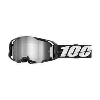 100% Crossbril ARmatic Black - Spiegel Zilver Flash Lens
