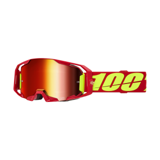 100% Crossbril ARmatic Red - Spiegel Rood Lens
