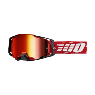 100% Crossbril Armega Red - Spiegel Rood Lens