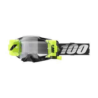 100% Crossbril Roll-Off Armega Forecast Black - Clear Lens