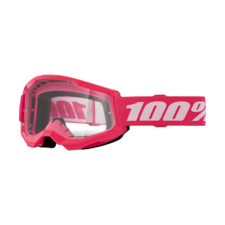 100% Crossbril Strata 2 Pink - Clear Lens