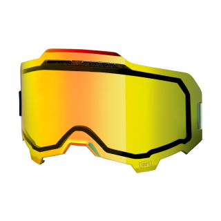 100% Lens ARMEGA / ARMATIC - Injected Dual Vented Spiegel Goud
