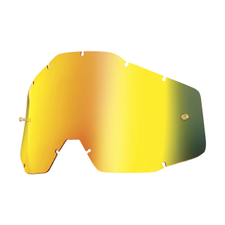100% Lens RC1/AC1/ST1 - Standaard Spiegel Goud