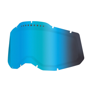 100% Lens RC2/AC2/ST2 - Dual Vented Spiegel Blauw