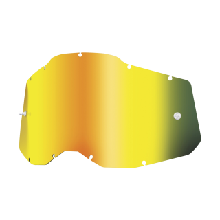 100% Lens RC2/AC2/ST2 - Standaard Spiegel Goud