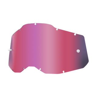 100% Lens RC2/AC2/ST2 - Standaard Spiegel Roze