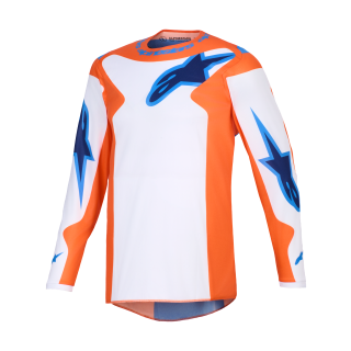 Alpinestars Cross Shirt 2026 Fluid Grid - Oranje / Ucla / Blauw