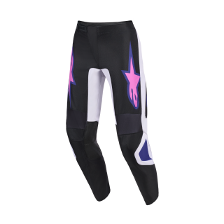 Alpinestars Crossbroek 2026 Fluid Grid - Zwart / Licht Grijs / Paars