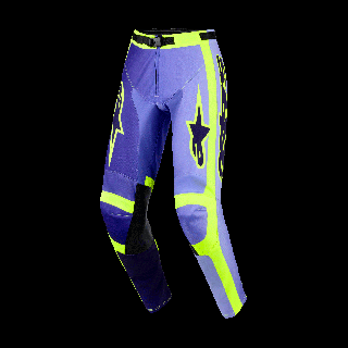 Alpinestars Crossbroek 2026 Racer Portl - Paars / Fluo Geel