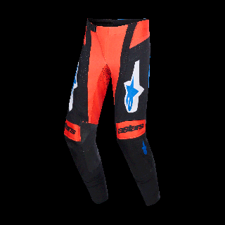Alpinestars Crossbroek 2026 Techstar Knif - Oranje / Zwart / Ucla / Blauw