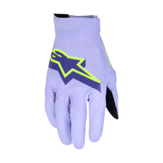 Alpinestars Crosshandschoenen 2026 Supertech - Lavender / Violet / Fluo Geel