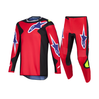 Alpinestars Crosskleding 2026 Fluid Grid - Rood / Zwart / Paars