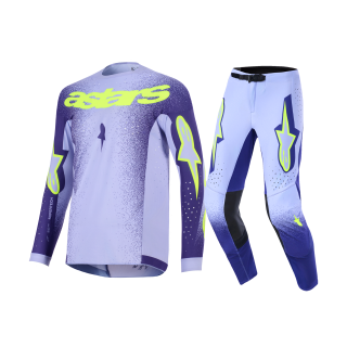 Alpinestars Crosskleding 2026 Supertech Scenz - Paars / Fluo Geel