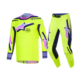 Alpinestars Crosskleding 2026 Supertech Vista - Geel / Paars / Zwart