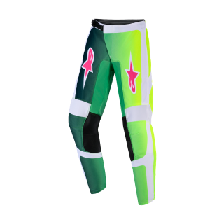 Alpinestars Kinder Crossbroek 2026 Fluid Portl - Groen / Wit / Zwart