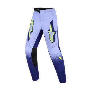 Alpinestars Kinder Crossbroek 2026 Supertech Scenz - Paars / Fluo Geel