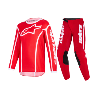 Alpinestars Kinder Crosskleding 2026 Fluid Apex - Rood / Wit
