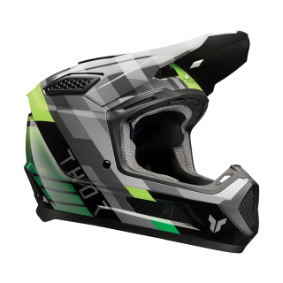 Thor Crosshelm Fleet Camber - Zwart / Groen