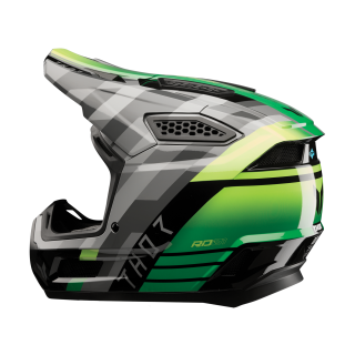 Thor Crosshelm Fleet Camber - Zwart / Groen