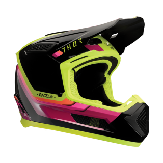 Thor Crosshelm Fleet Defy - Zwart / Acid
