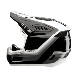 Thor Crosshelm Fleet Defy - Zwart / Wit