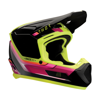 Thor Kinder Crosshelm Fleet Defy - Zwart / Acid