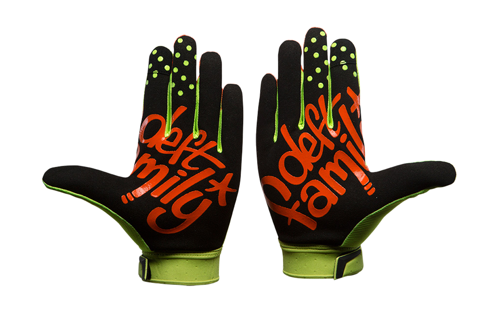 Deft Family Crosshandschoenen CATALYST Aura - Glow Groen / Oranje