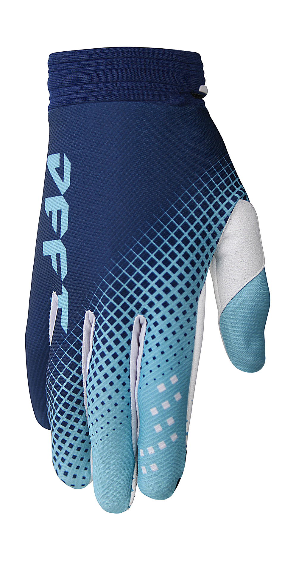 Deft Family Crosshandschoenen CATALYST Checker - Blauw